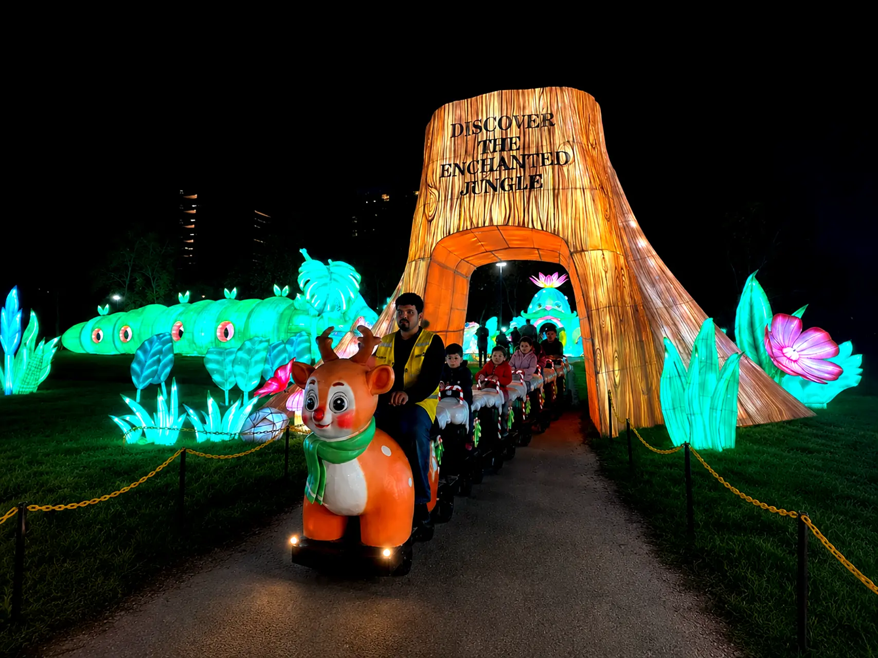 Holiday train rides